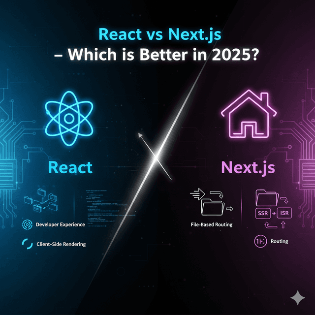 React vs Next.js: Which One Should You Choose in 2025?