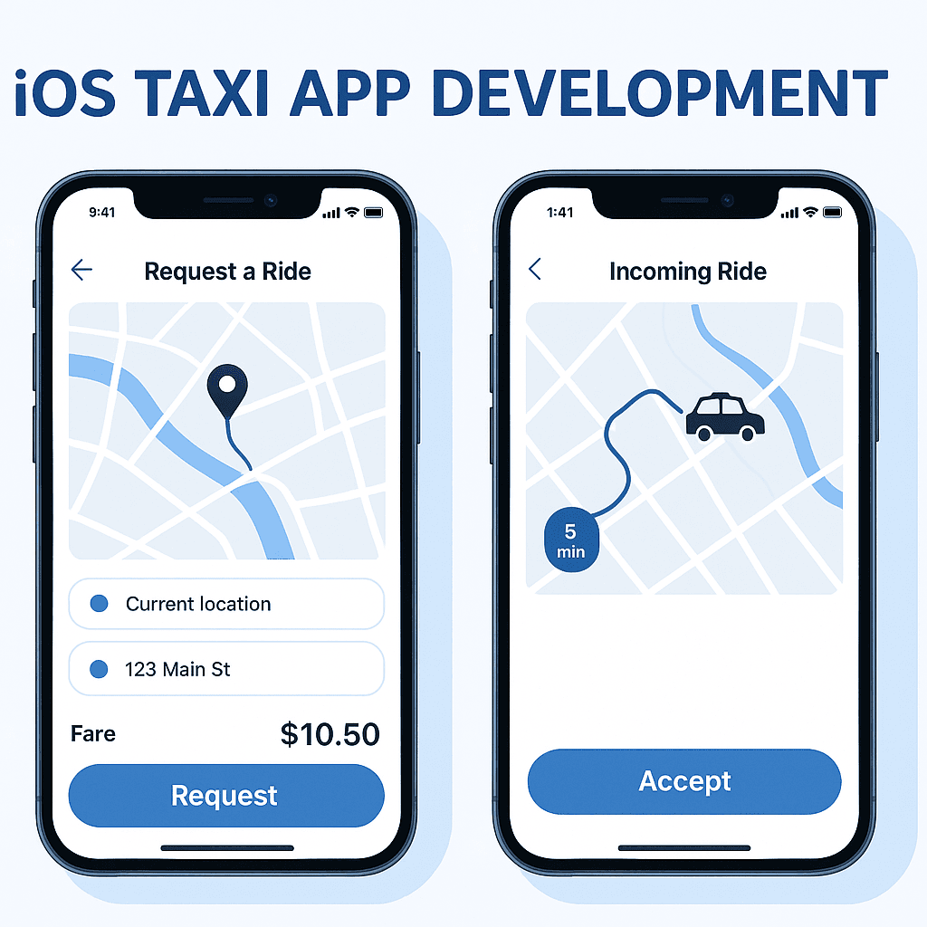 iOS Taxi App Development